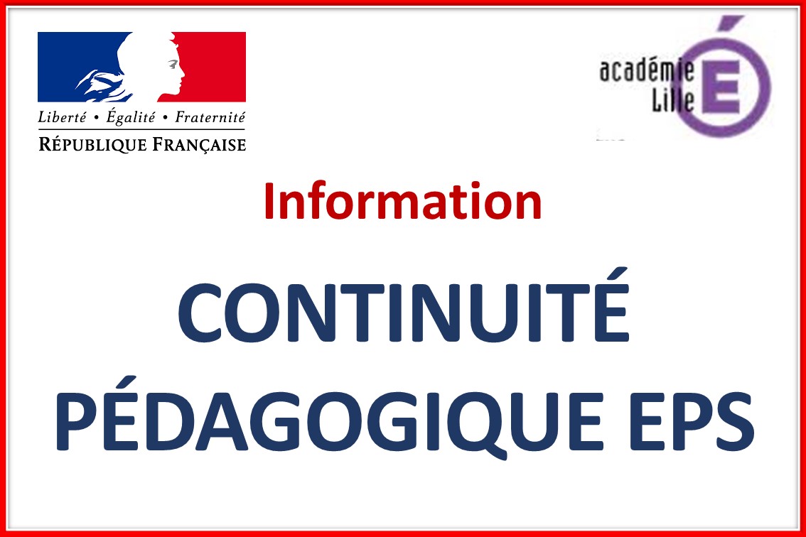 Information : Continuité Pédagogique EPS
